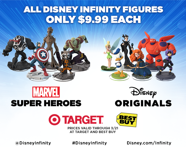 Disney Infinity Figures are now only $9.99 each!