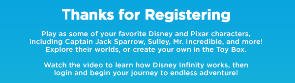 Thank You for Registering