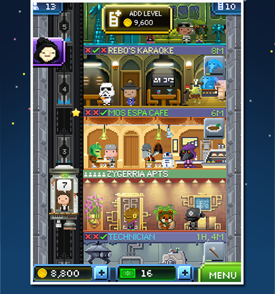 Attract Galactic bitizens, run businesses,