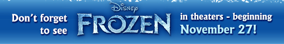 Disney Frozen in theaters beginning November 27!