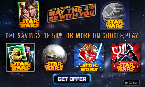 STAR WARS MAY THE 4TH BE WITH YOU | GET OFFER