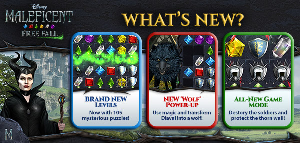 Maleficent Free Fall - New Levels Plus More!