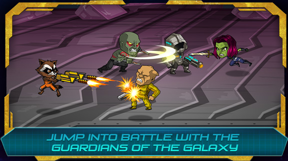 JUMP INTO BATTLE WITH THE GUARDIANS OF THE GALAXY
