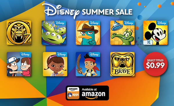 Disney Summer Sale on Amazon AppStore