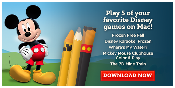 Play 5 of your favorite Disney games on Mac!