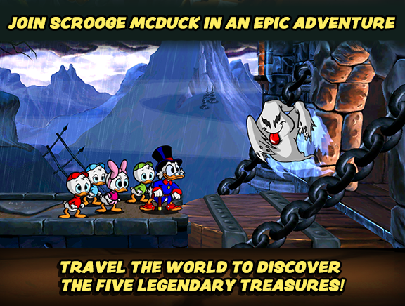 Join Scrooge McDuck in an epic adventure