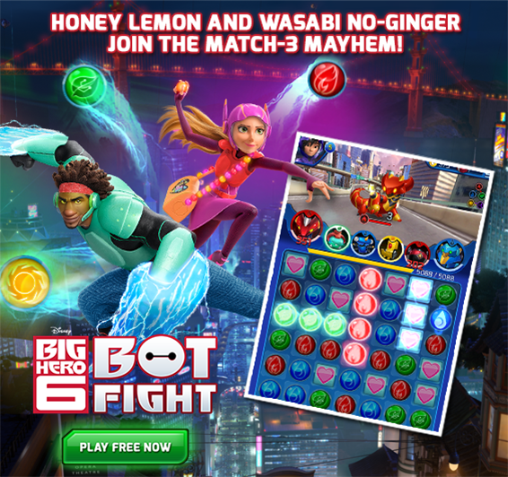 Big hero 6 Bot Fight | Play Free Now