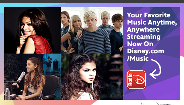 Your Favorite Music now on Disney.com/music