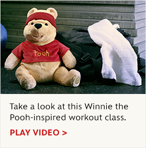 Take a look at this Winnie the Pooh-inspired workout class.PLAY VIDEO > 