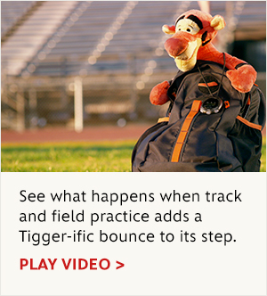 See what happens when track and field practice adds a Tigger-ific bounce to its step.PLAY VIDEO >  