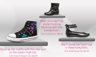 Spice up her outfits with this new spin on the classic high top.