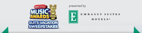 Radio Disney Music Awards Suite Vacation Sweepstakes