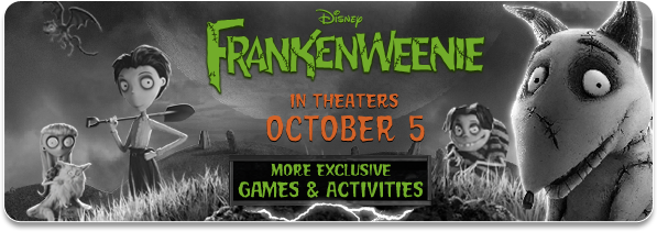 Frankenweenie: More Exclusive Games & Activities