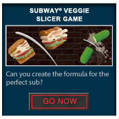 Subway® Veggie Slicer Game
