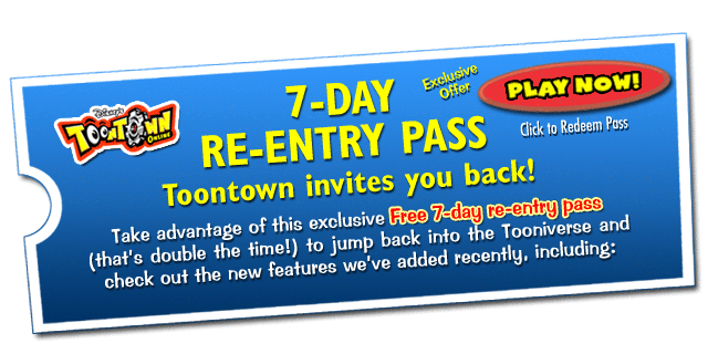 Toontown invites you back!