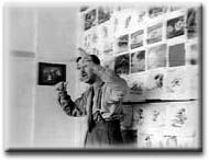 Walt at the studio