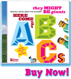 They Might Be Giants Here Come The ABCs CD -- Buy Now!