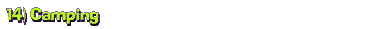 14) Camping