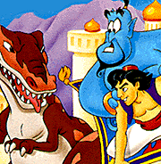 Rex, Genie, and Aladdin